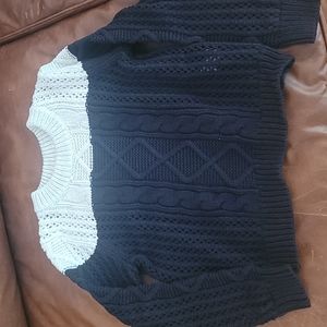 NWOT color blocked sweater